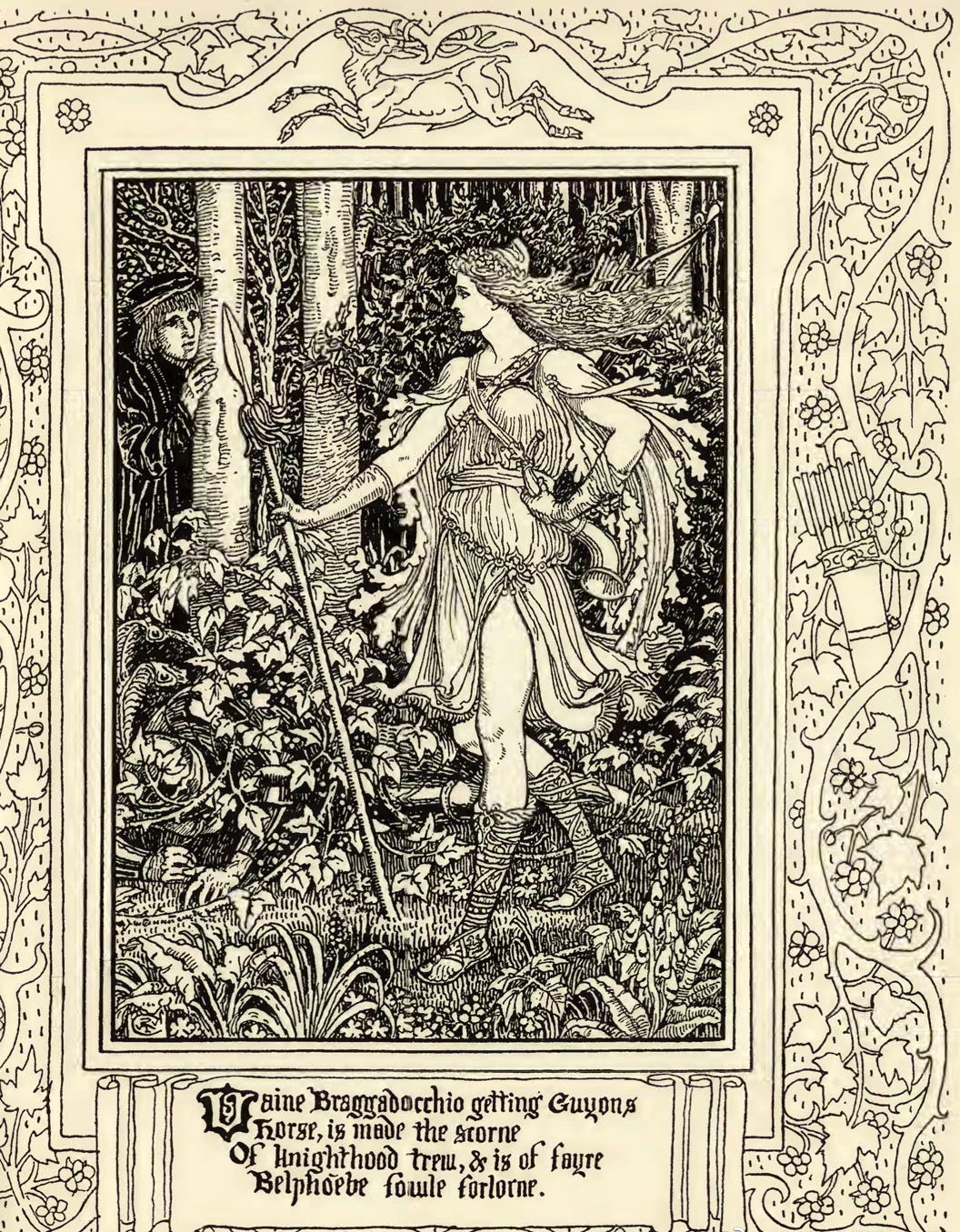 斯宾塞诗歌《仙后》插画欣赏