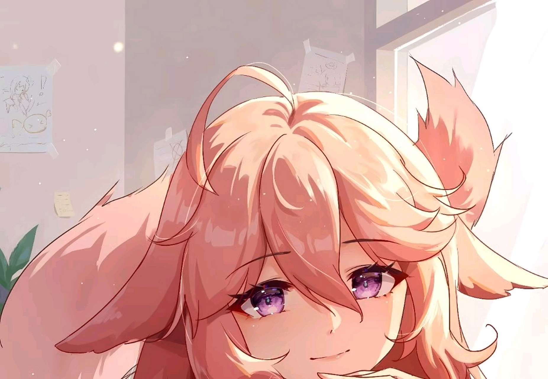 这才是屑狐狸该有的样子～#原神# #二次元美图