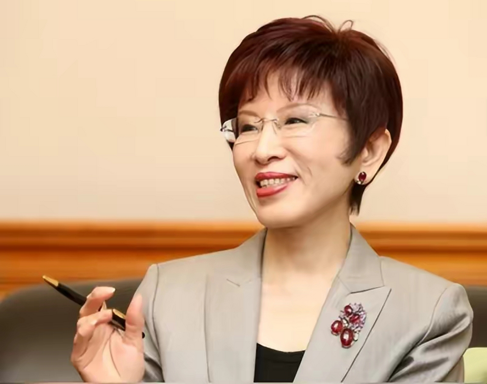 洪秀柱发文疾呼:"下架如今这个荒谬绝伦,倒行逆施的民进党"!