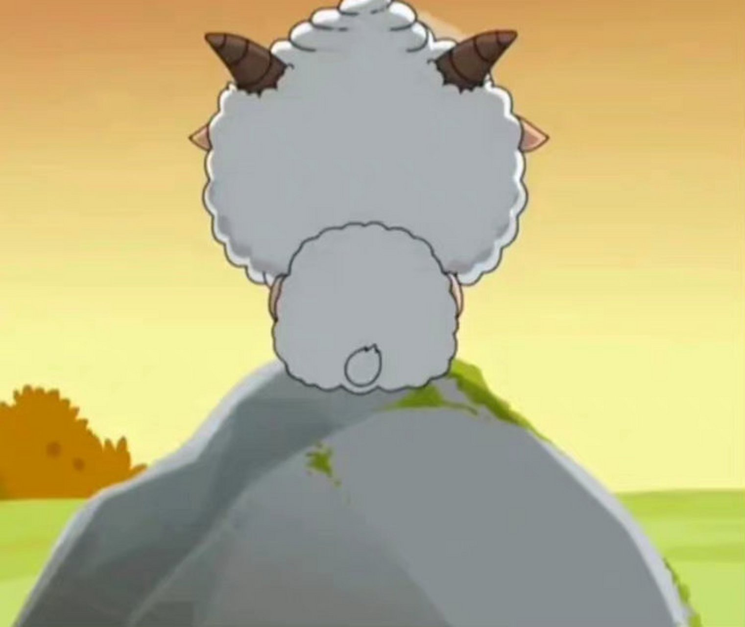 突然emo的懒羊羊[悲伤]#动漫经典场面