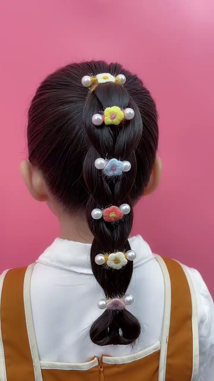 小女孩马尾辫教程