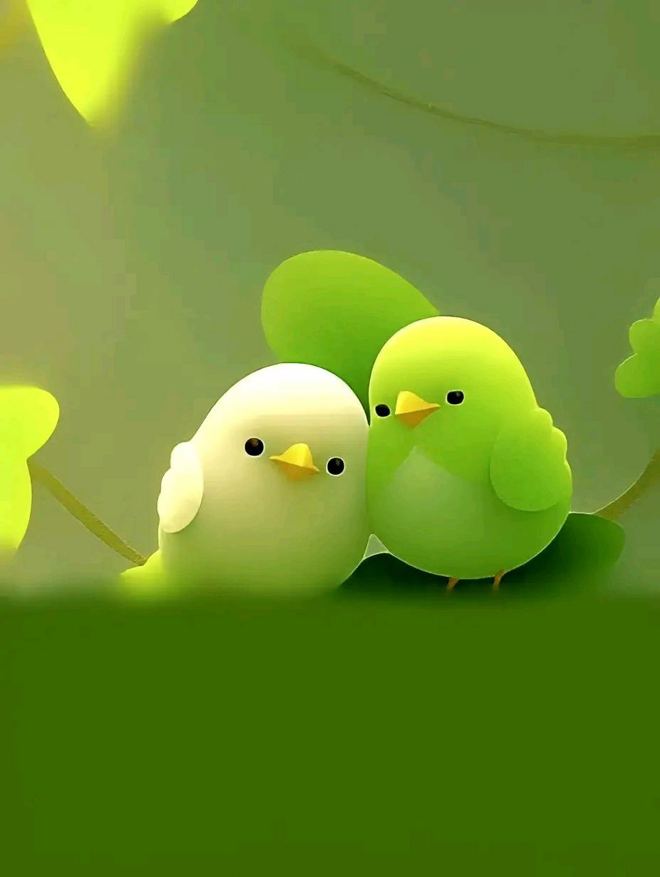 这护眼壁纸不仅绿色养眼,还超级可爱,拿走不谢[嘿哈][嘿哈][嘿哈]