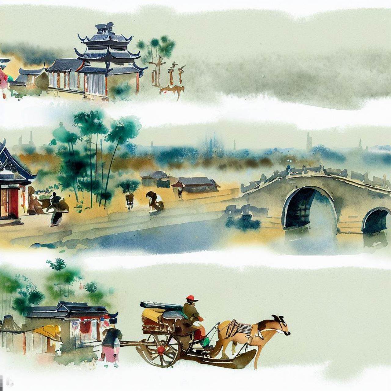 不一样的清明上河图@百度创作者官方助手 #漫画