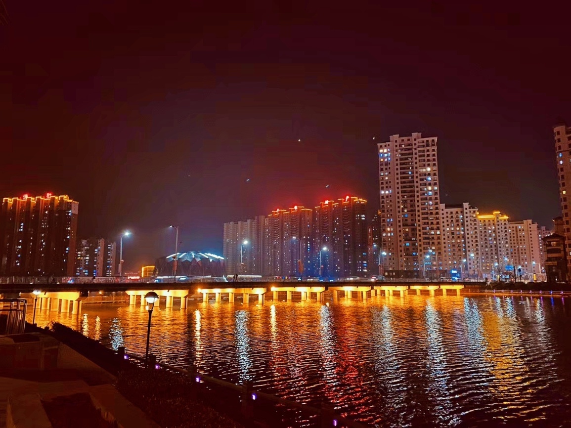 丹东夜景图片