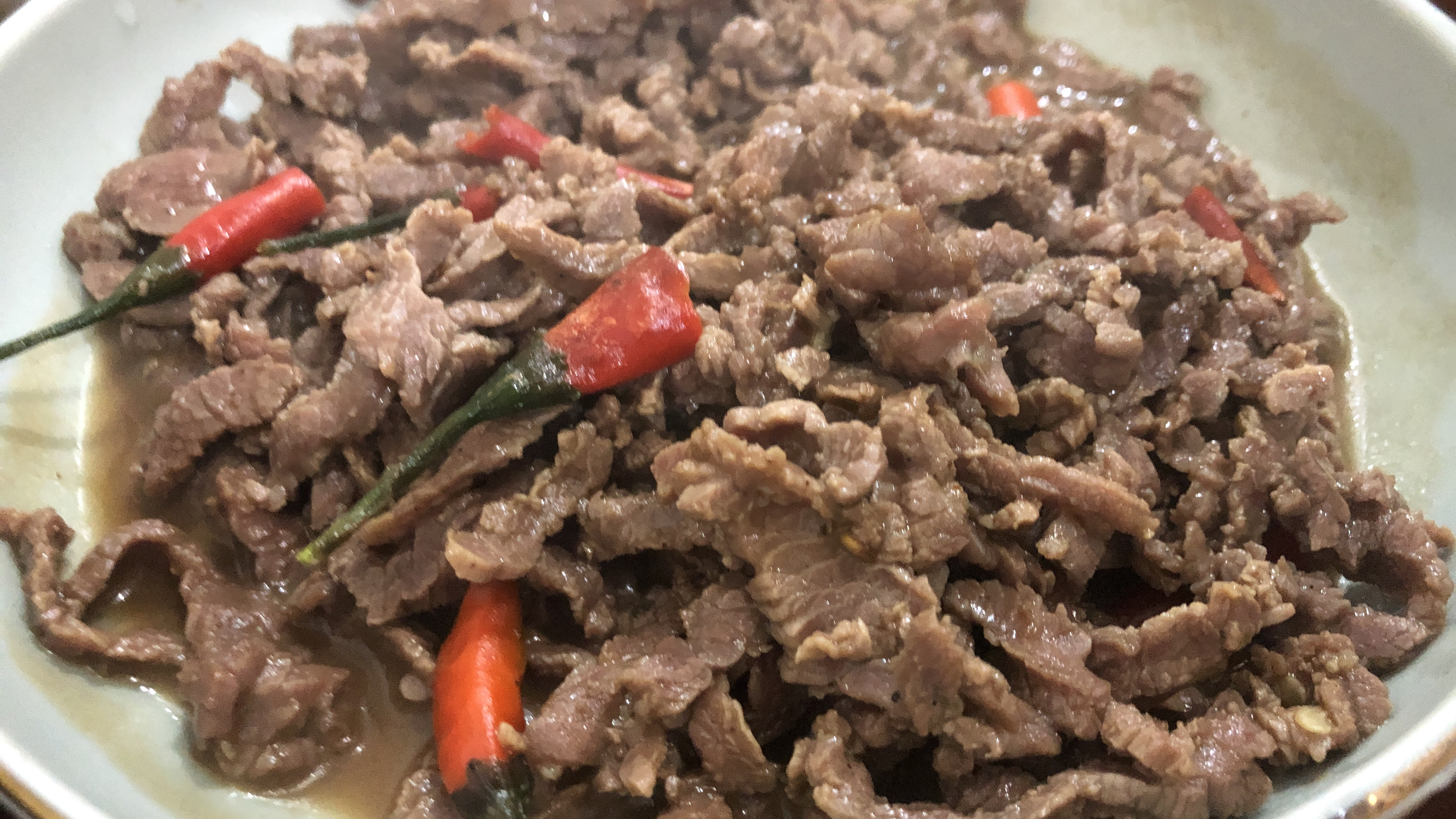 午餐时间加个快手菜 好吃又下饭 实拍家常辣炒牛肉