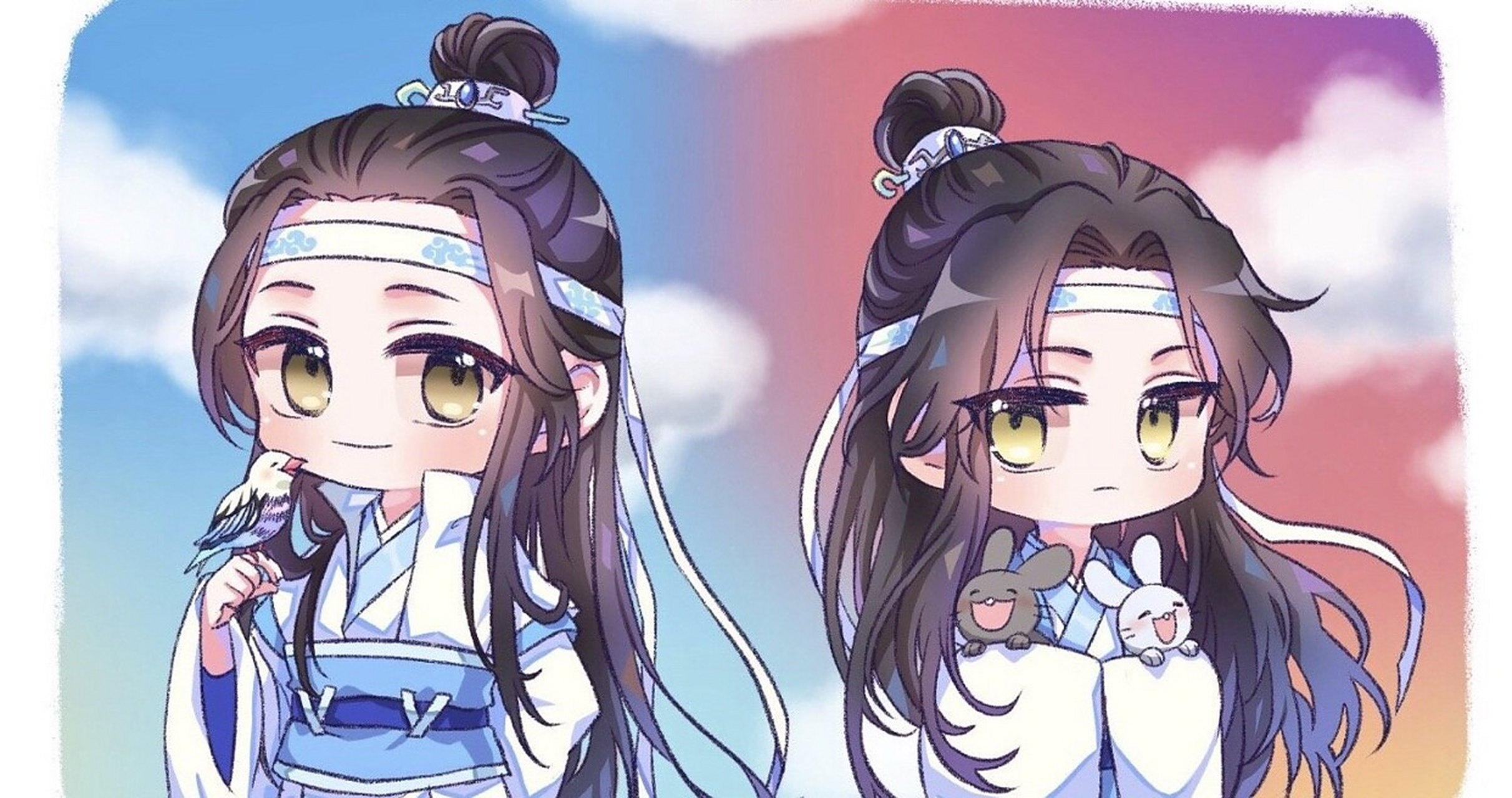 魔道祖师# 蓝氏双璧,魅力无限.一个爱笑一个傲娇