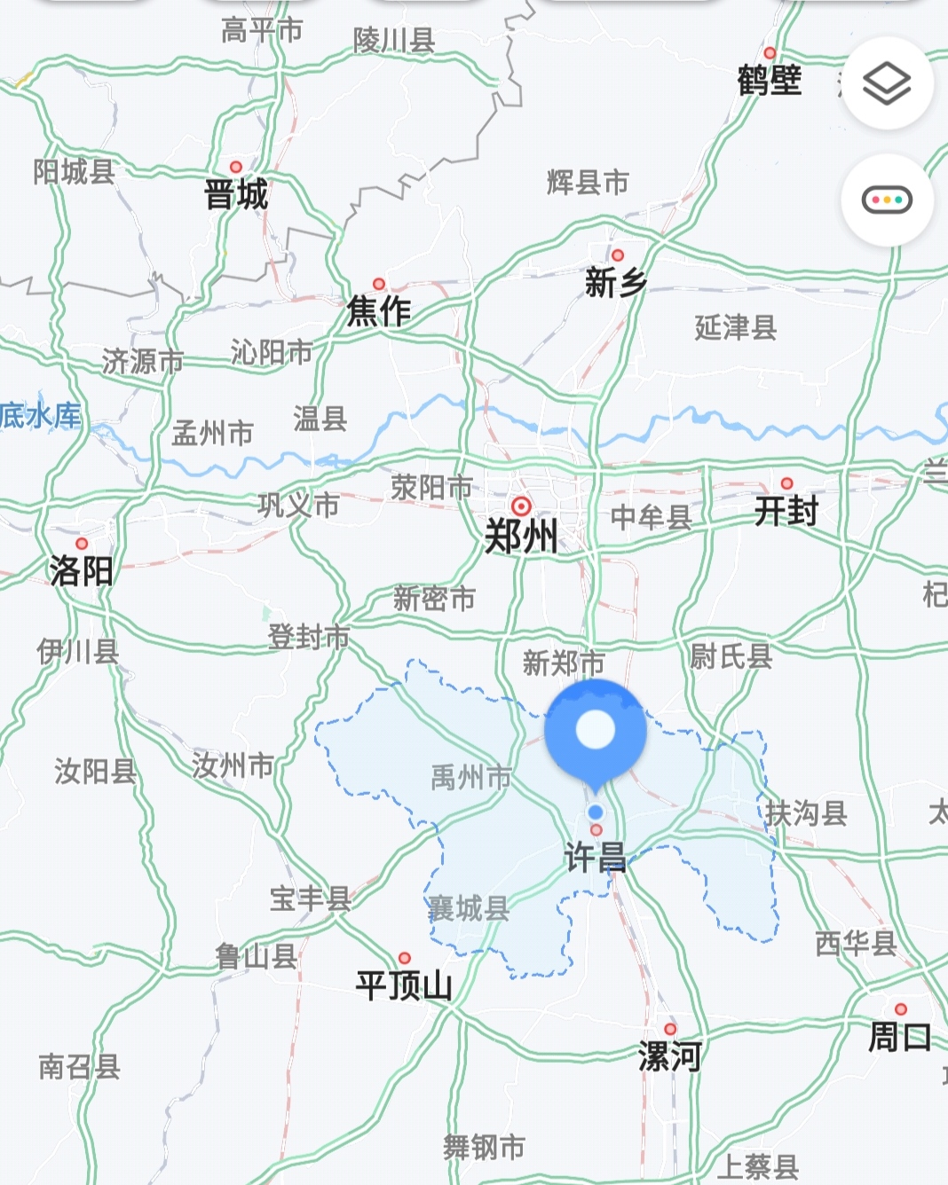 许昌学院地图位置图片