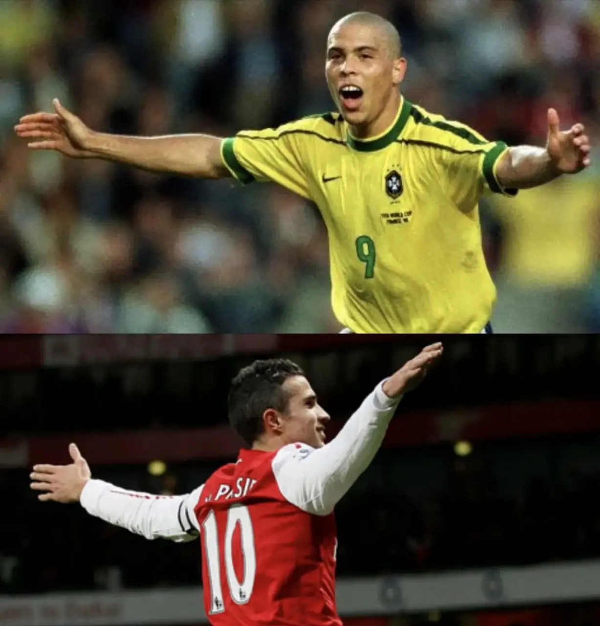 足坛著名两大混子:罗纳尔多和范佩西!