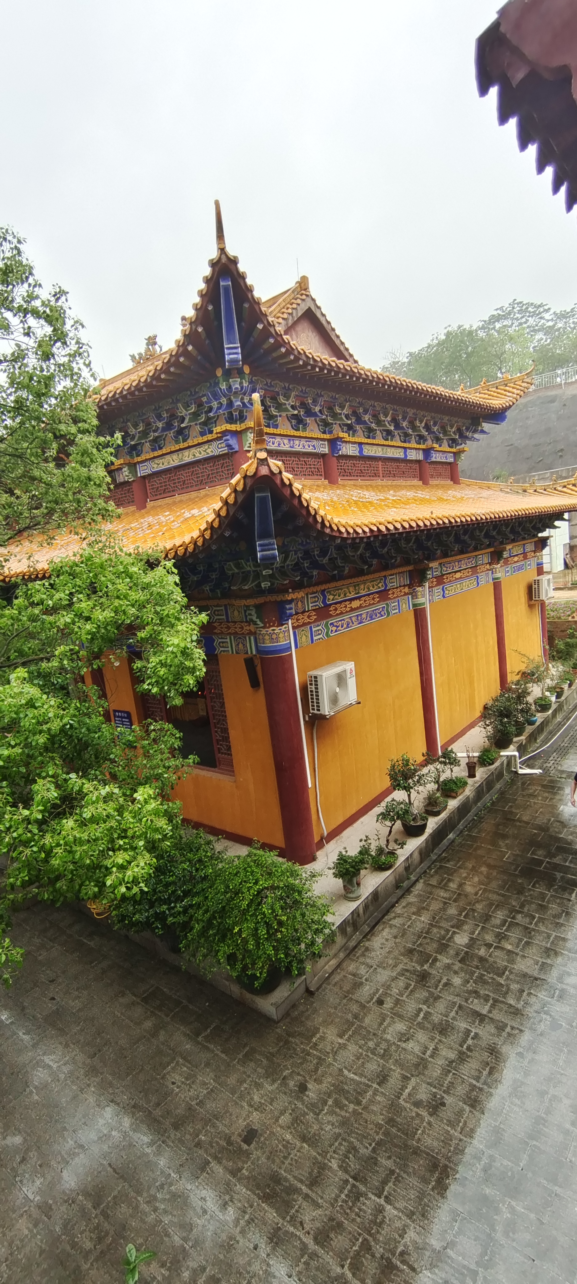 烟雨朦胧兴隆寺