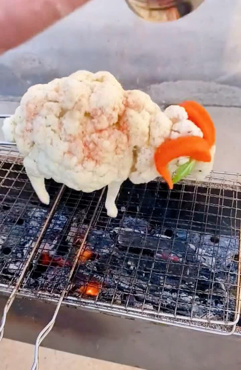 既吃了烧烤,又减肥了,两全其美!#趣图搞笑