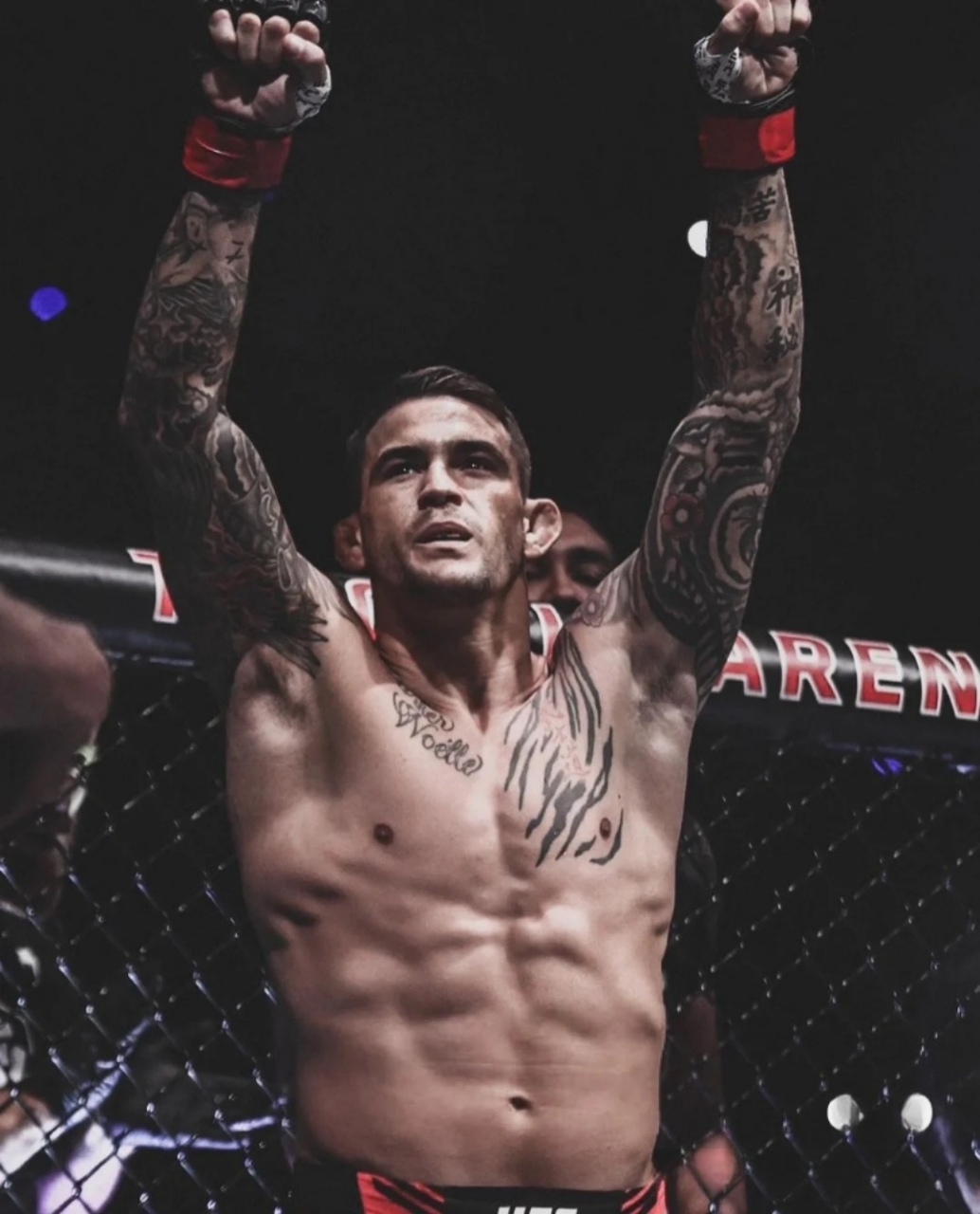 钻石普瓦里尔和平头哥盖奇的二番战将争夺狠人腰带#格斗# #ufc