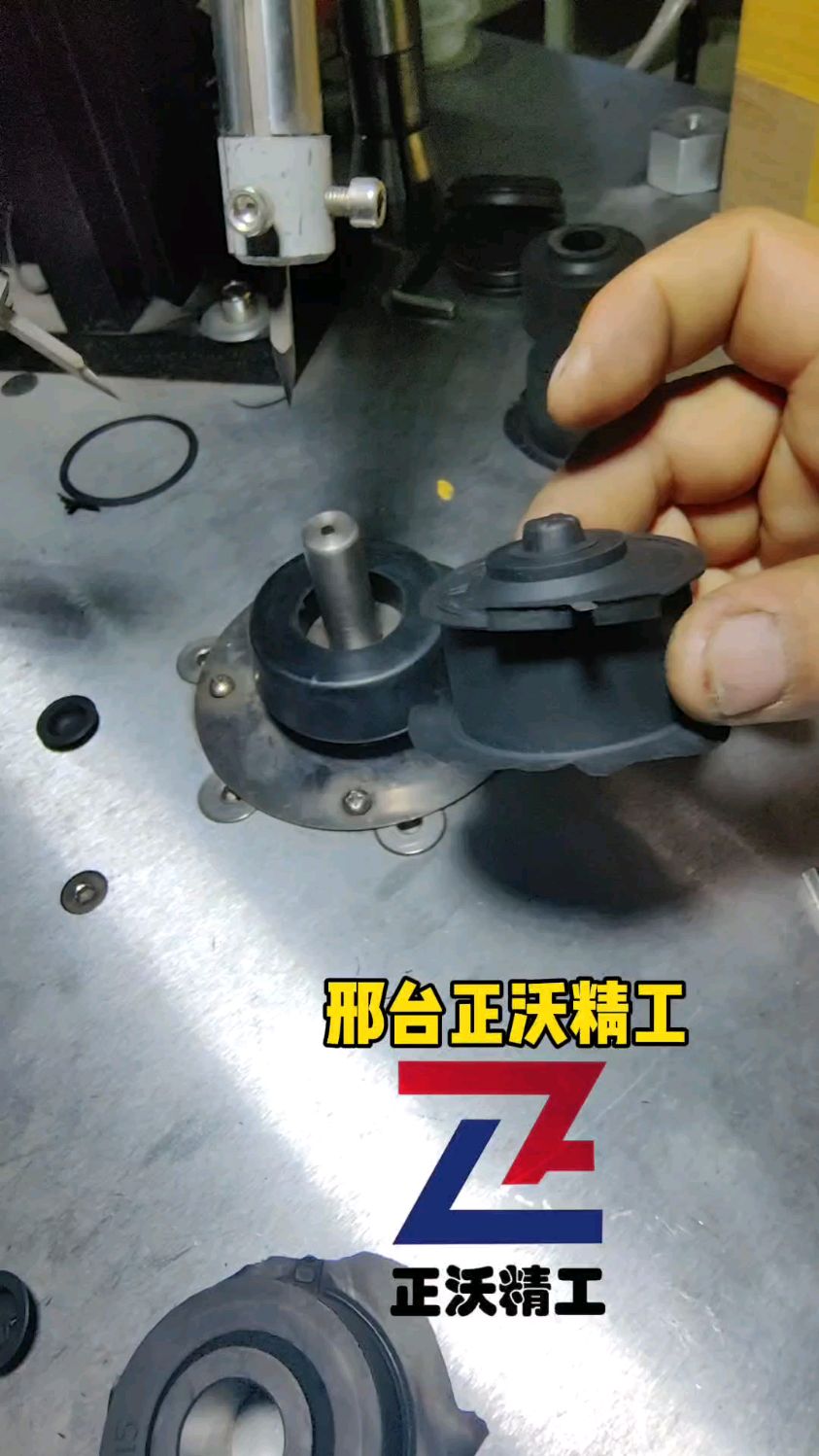 邢台正沃#橡胶制品修边机#全自动油封修边机-度小视