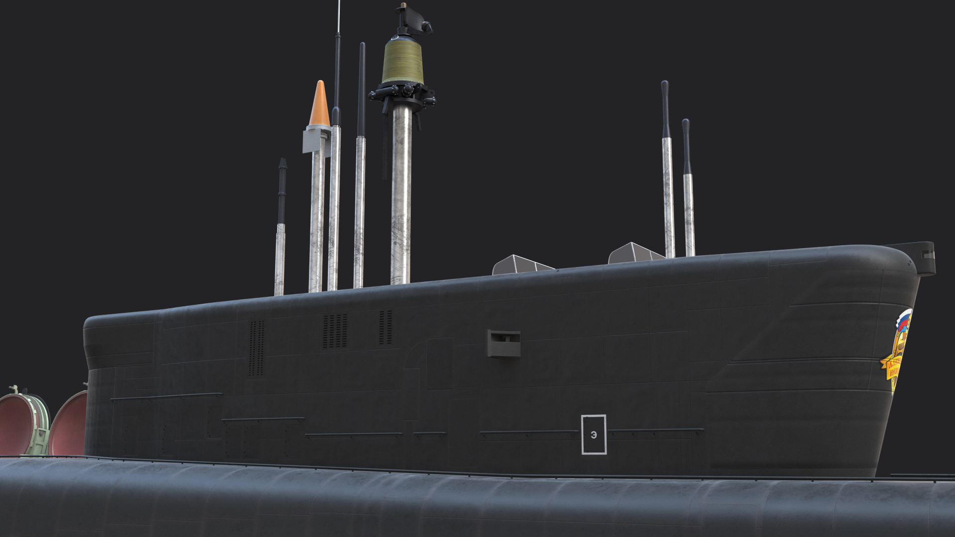 建模欣赏:俄罗斯955型北风之神级战略导弹核潜艇