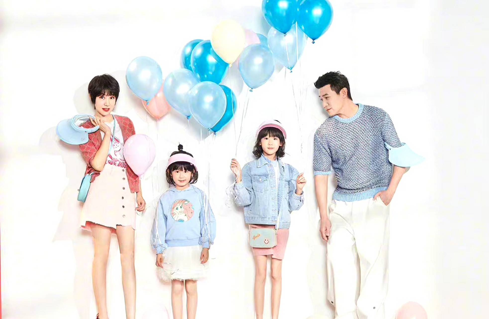 一样的孩子鲍蕾为什么生两次,陆毅一家人真的好绝啊,全家人共用一张脸