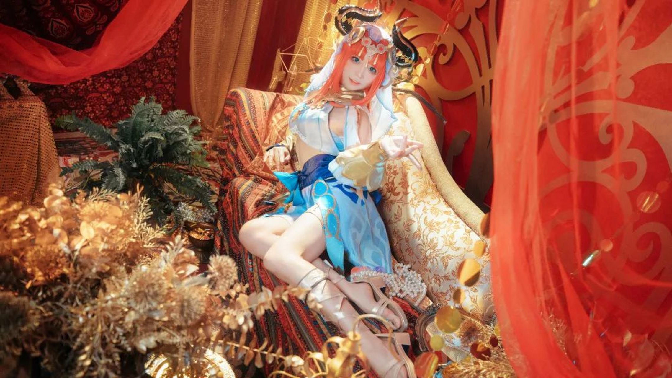 原神-妮露cosplay正片,就让我为神明献上花神之舞吧!#原神# #二次元