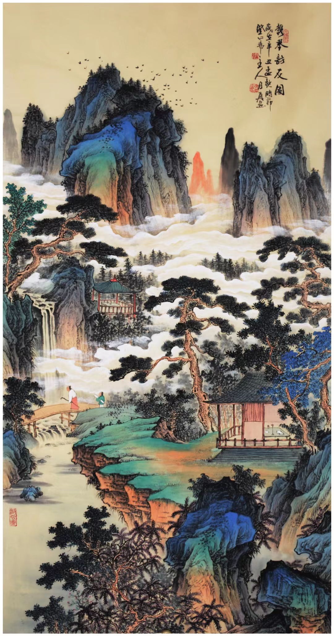 张月岗山水画作品集选萃