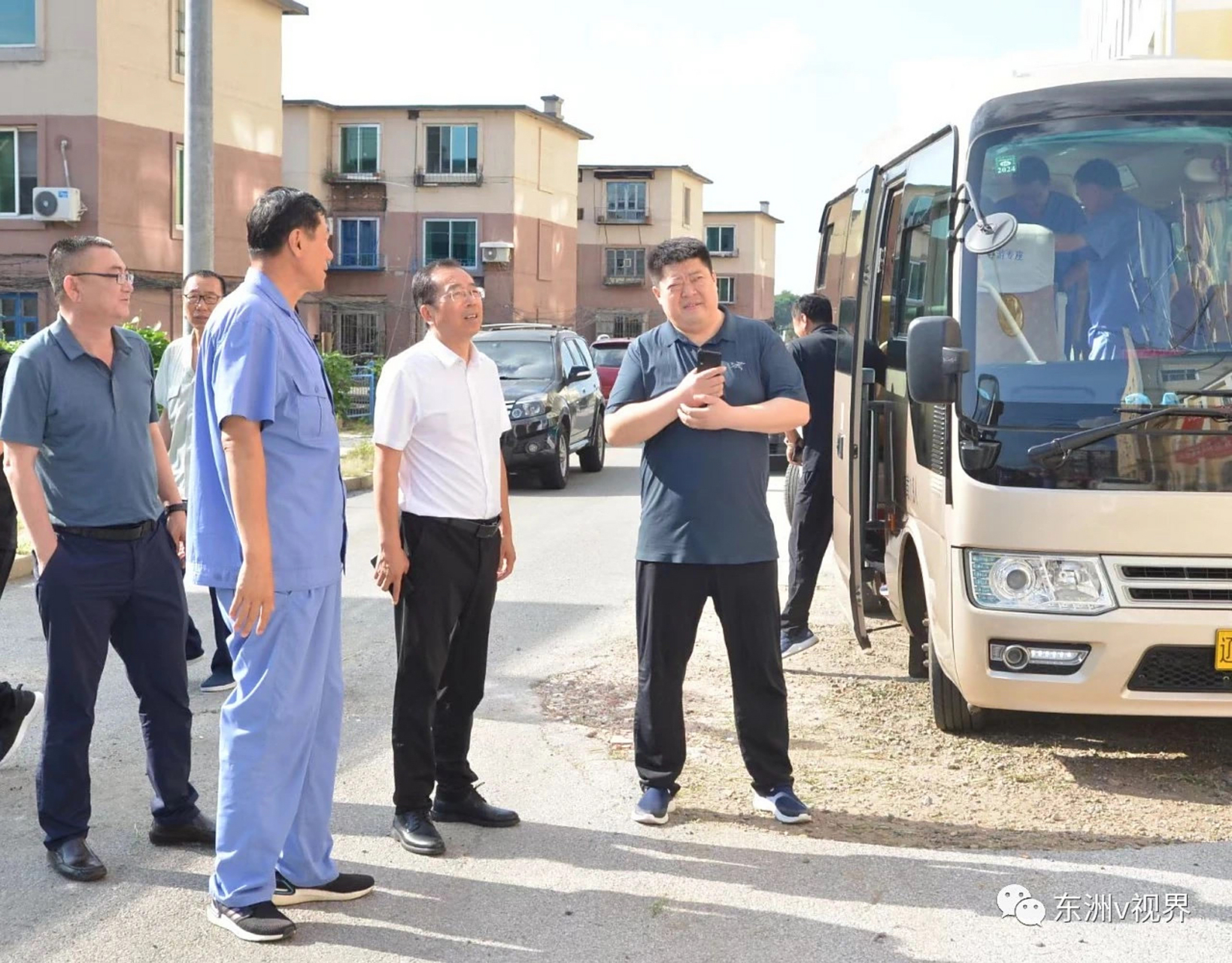 东洲区委书记王福辉带队调研煤都路西段(南移)工程进展情况#振兴新