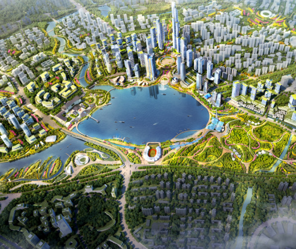 知识城九龙湖规划图片