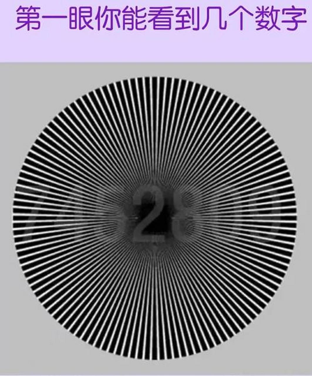 考眼力:第一眼你能看到几个数字,测你为人处世中是一个聪明人吗?
