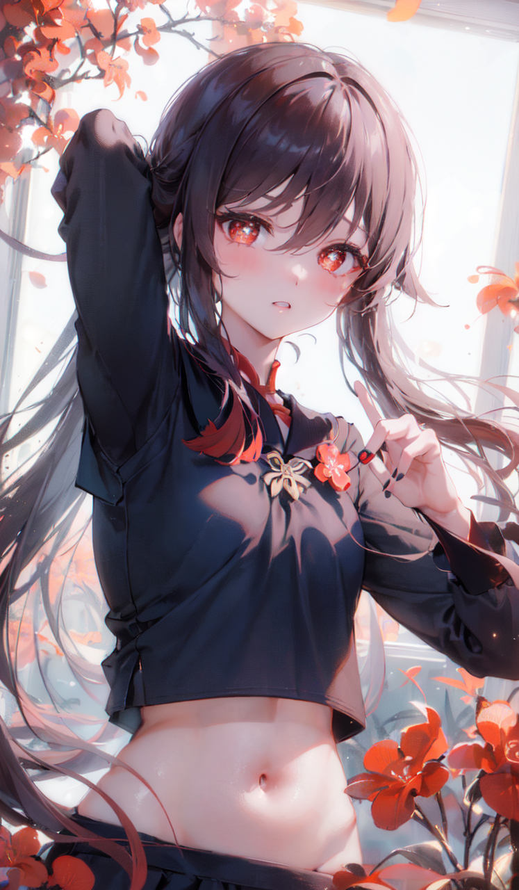 原神美图分享63 胡桃:客官,不进来看看嘛?