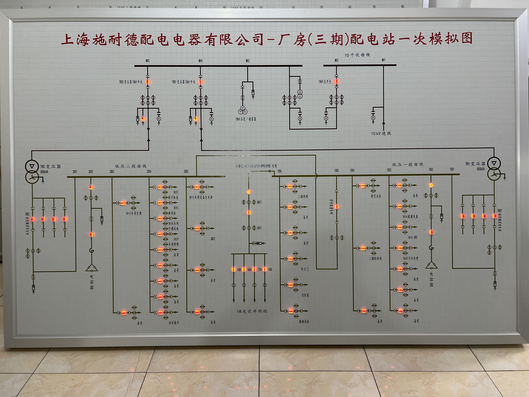 高压配电室电路图图片