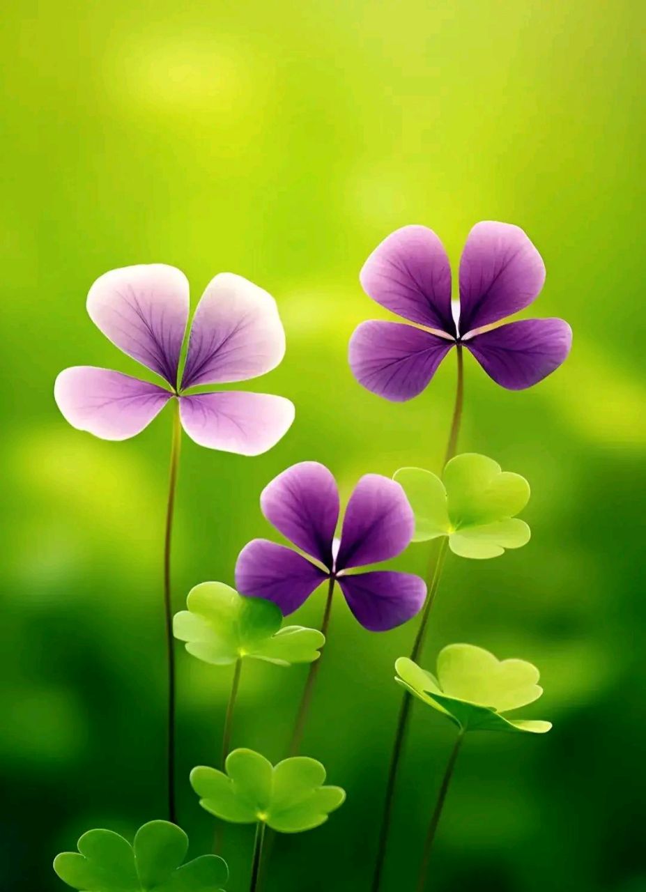 美丽的幸运草#摄影# #中国美景大赏