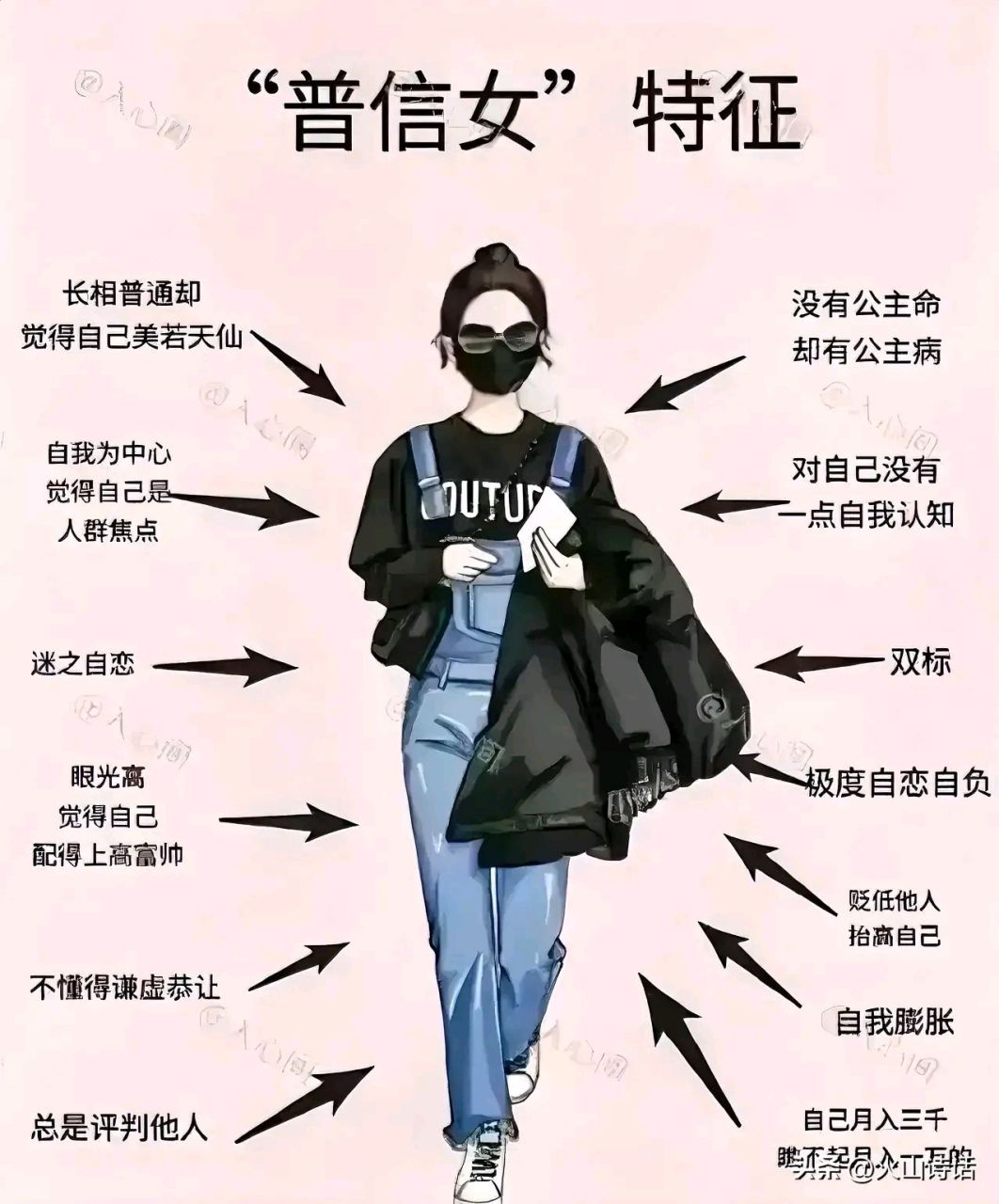 "普信女"特征,你身边有吗?