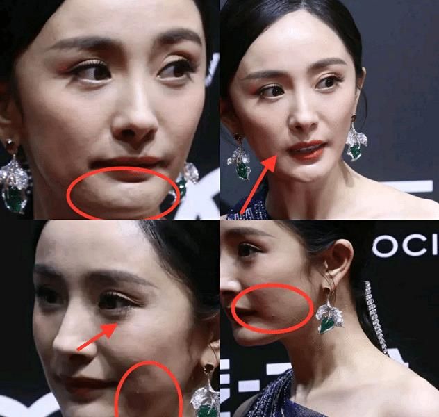 35岁的杨幂生图平平无奇,法令纹明显,皮肤粗糙得发黑