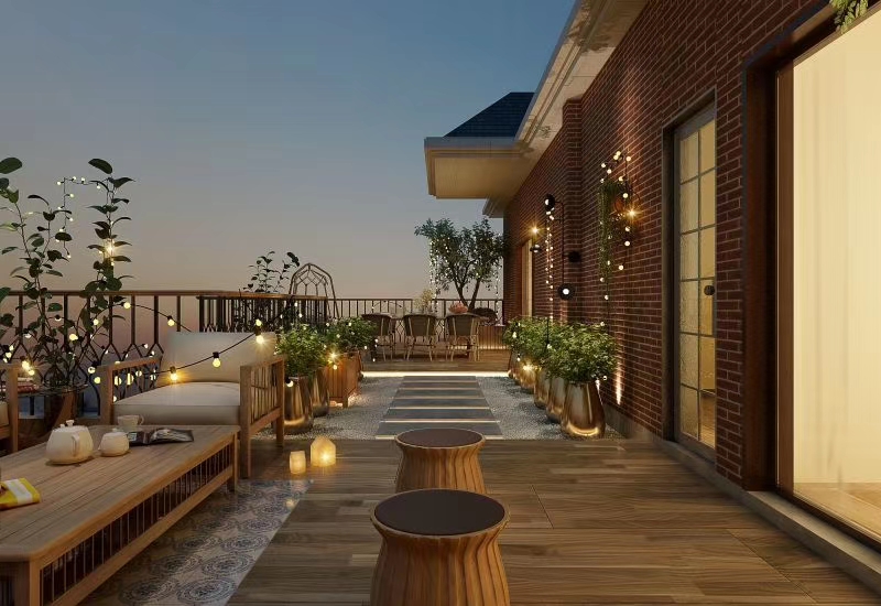 室外露台效果图制作