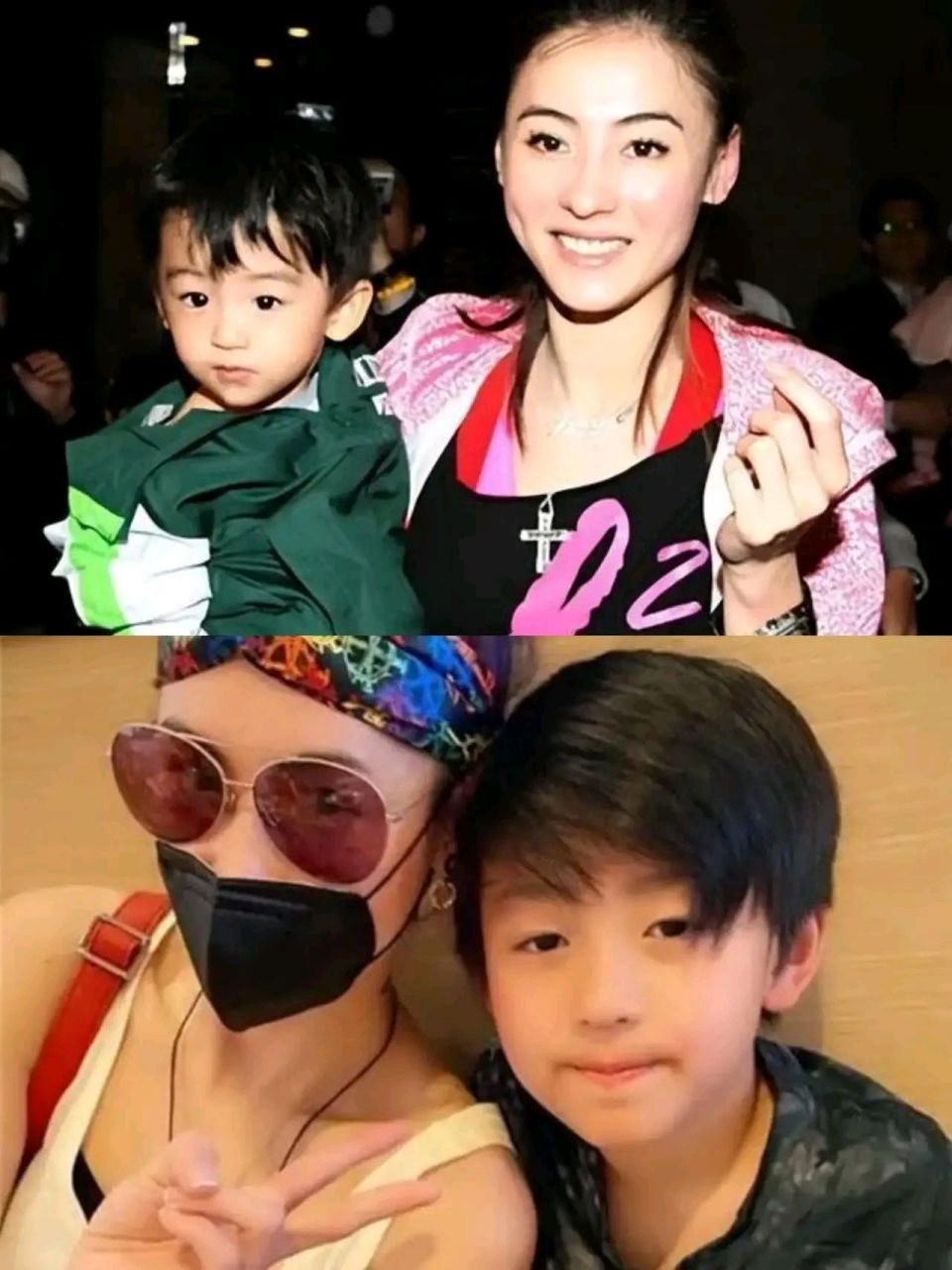 据网友爆料,两年前在某超市偶遇张柏芝,惊讶地发现张柏芝的儿子净然