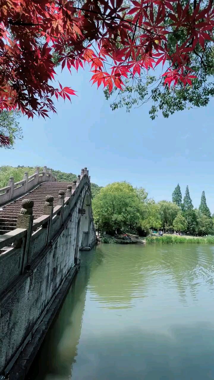 杭州湘湖景区大自然美景