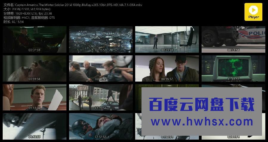 《美国队长2/Captain America: The Winter Soldier》4k|1080p高清百度网盘