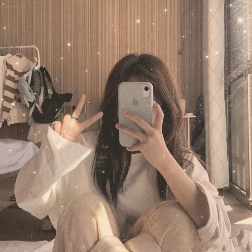 滤镜闪闪森系真人女生高清头像