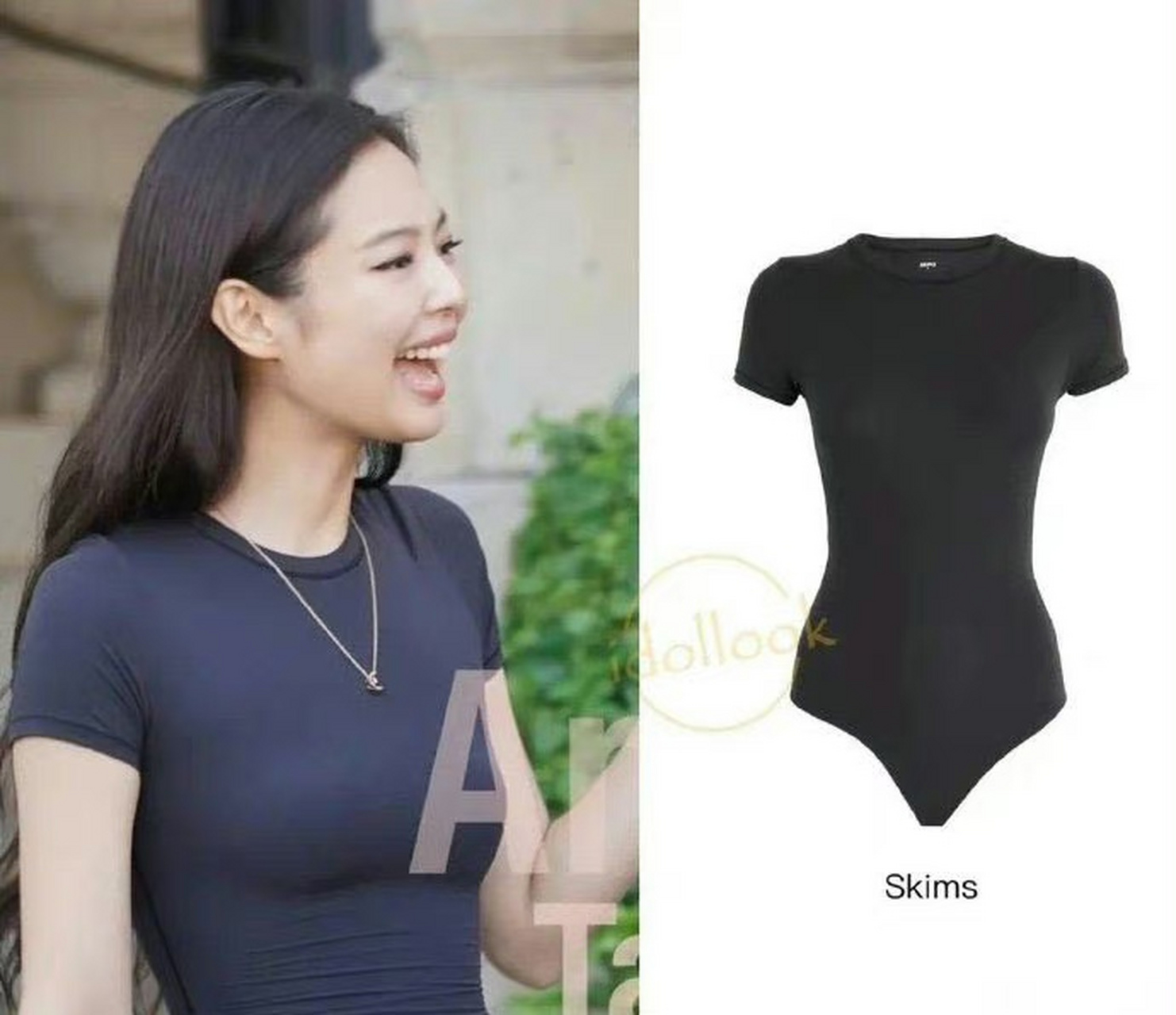 jennie直接穿泳裤出席活动,估计一天都不能喝水吧?