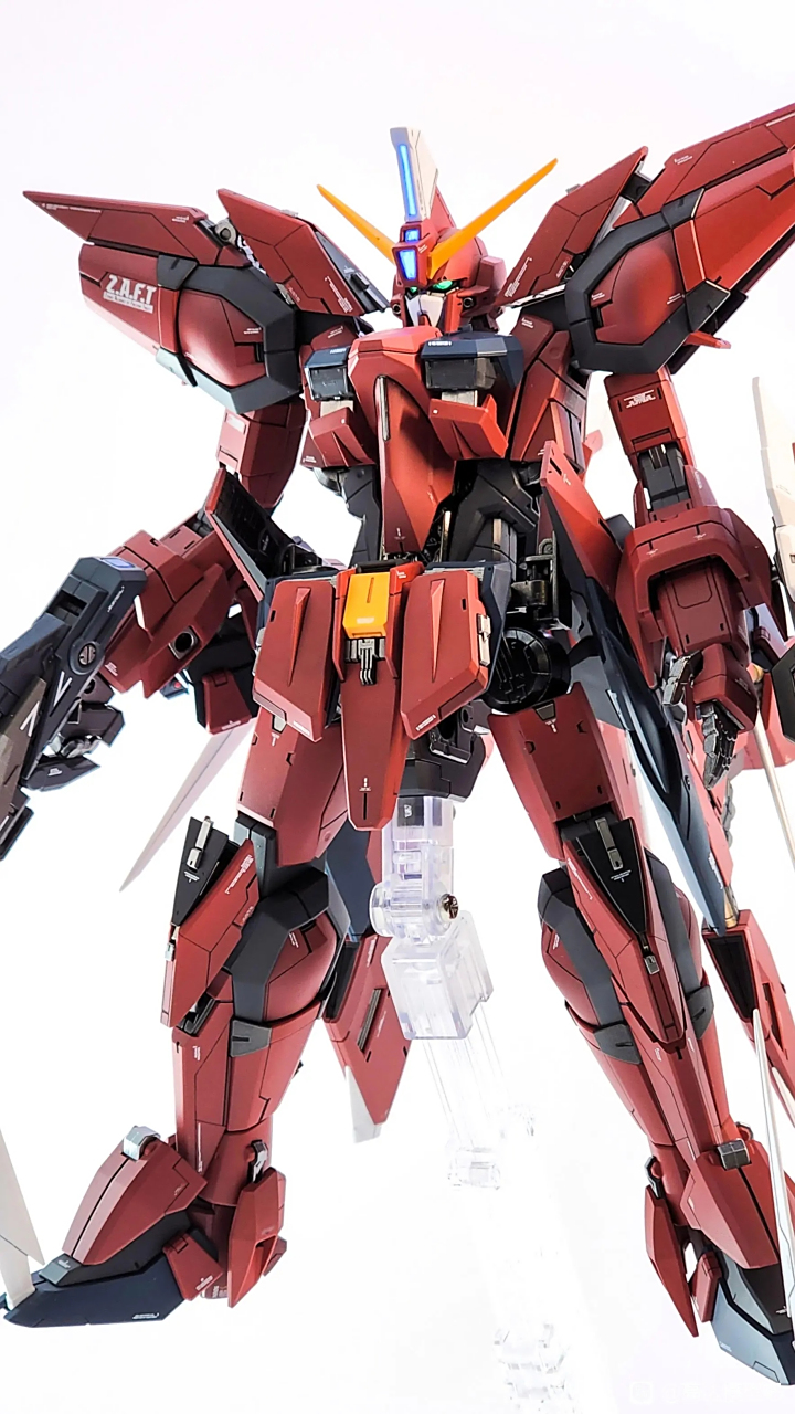 模型欣赏:机动战士高达seed mg 圣盾高达. #动漫# #模型# #高达