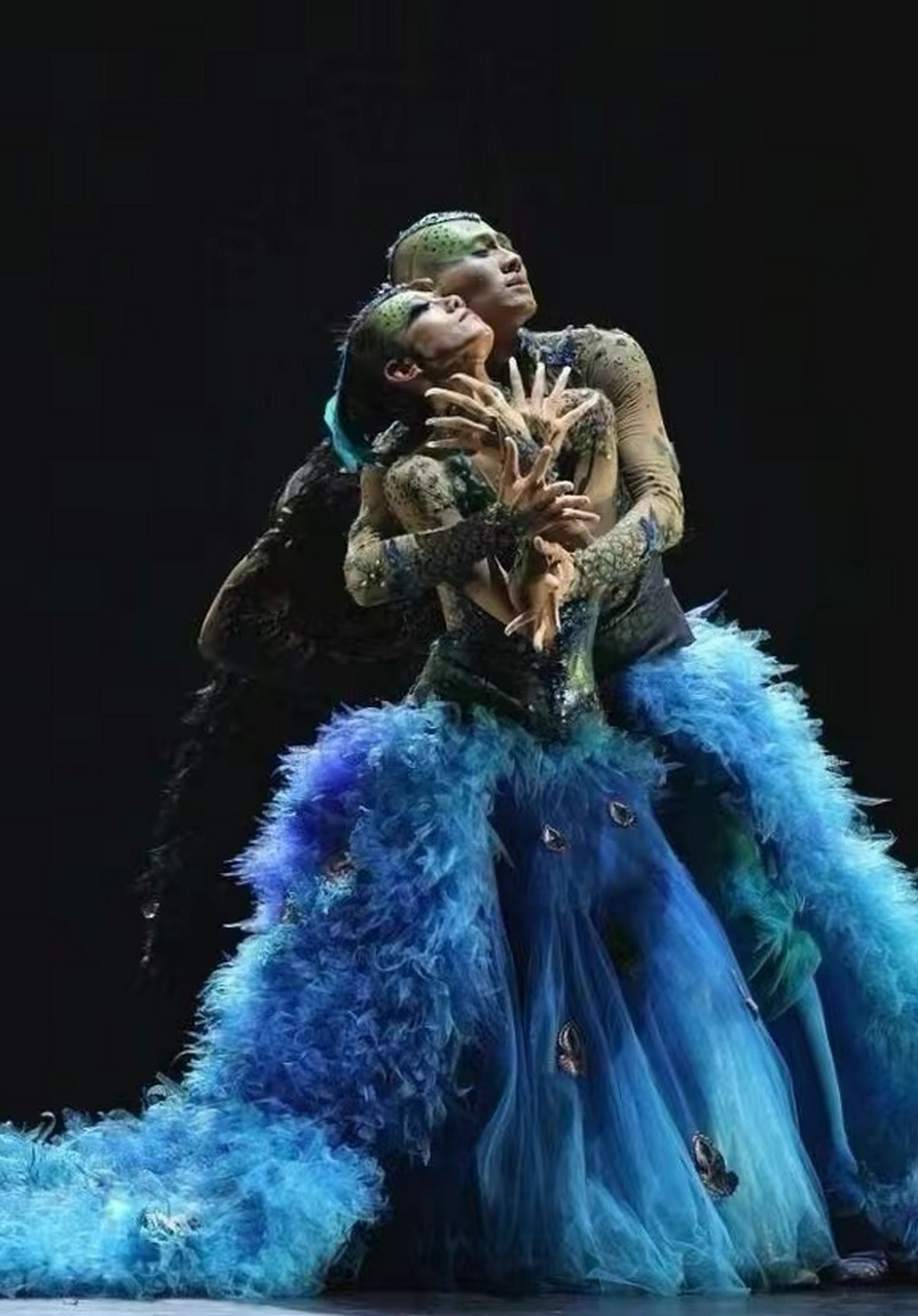 他曾经是杨丽萍的舞伴,在《雀之恋》中以优美的肢体语言演绎着情感和