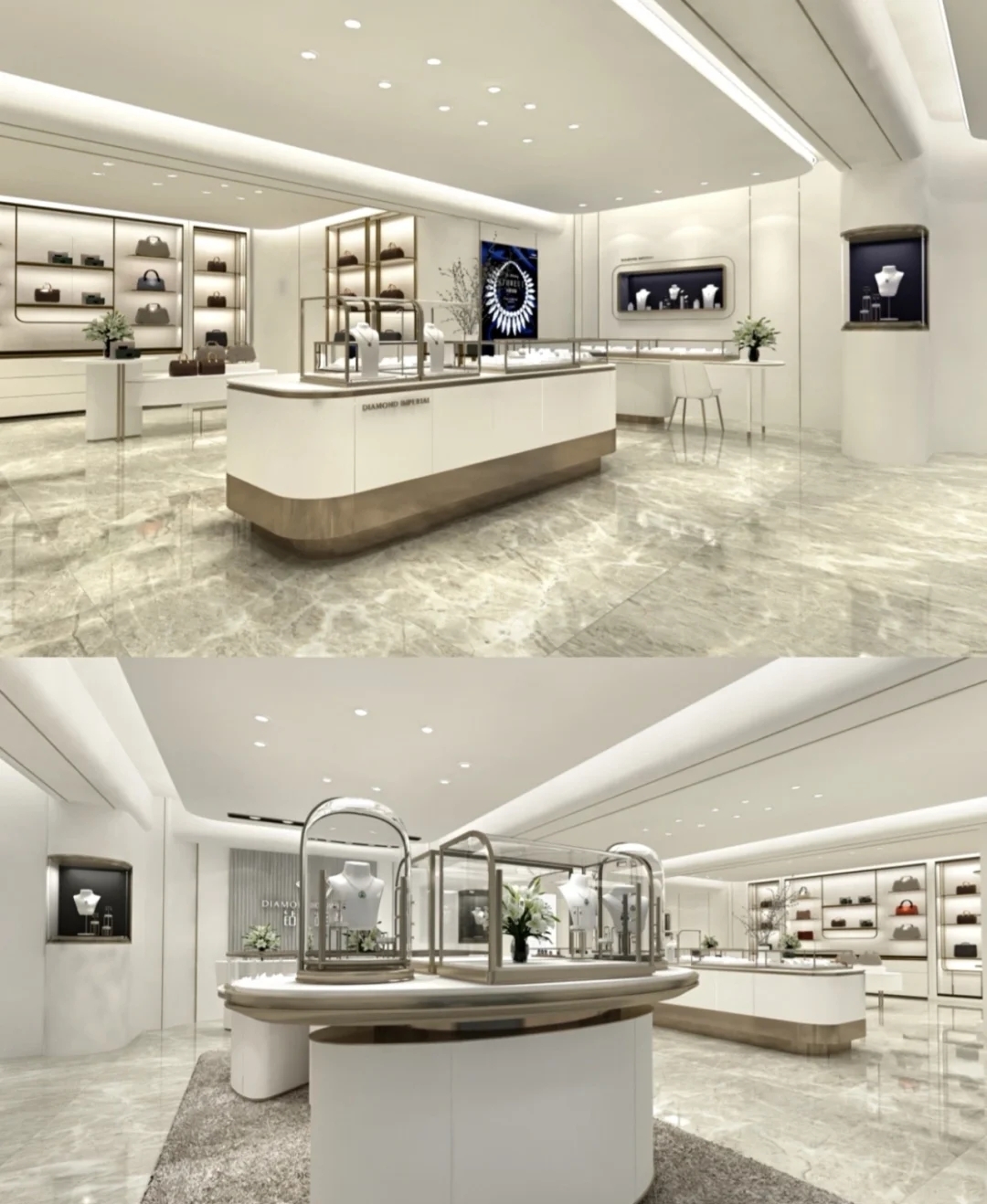 200平方珠宝店设计装修