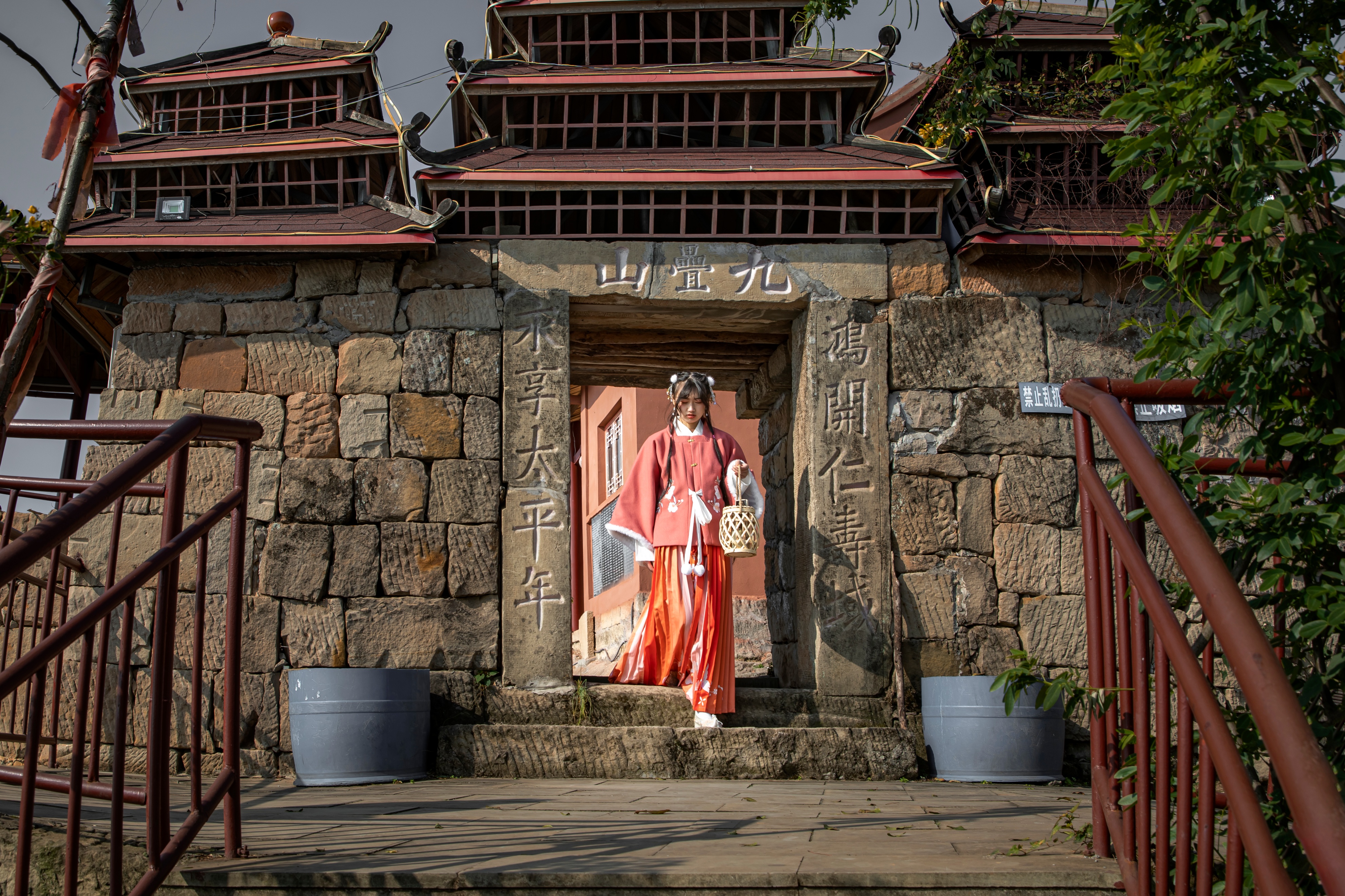 云阳红狮九女山景区图片