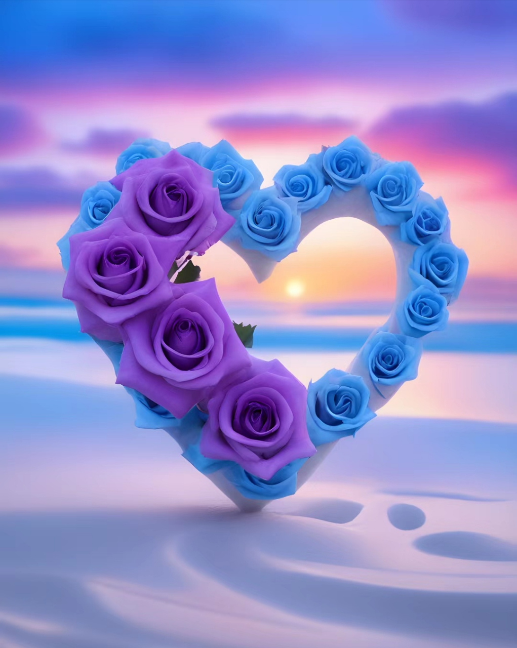 心形玫瑰95#今日早安问候