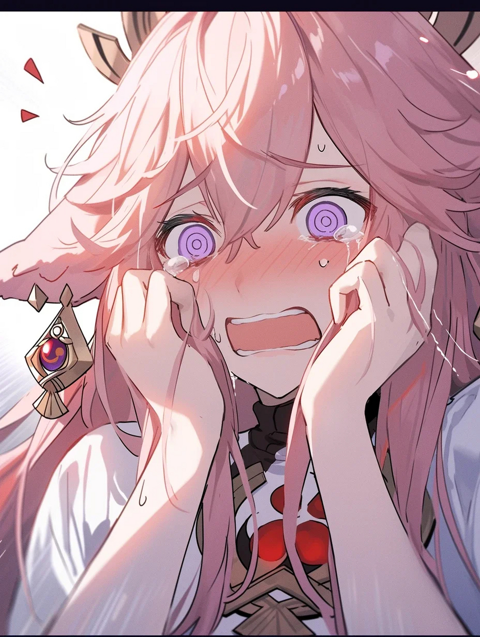 八重神子 p站作者: tangrenlan  pixiv图id:110200195