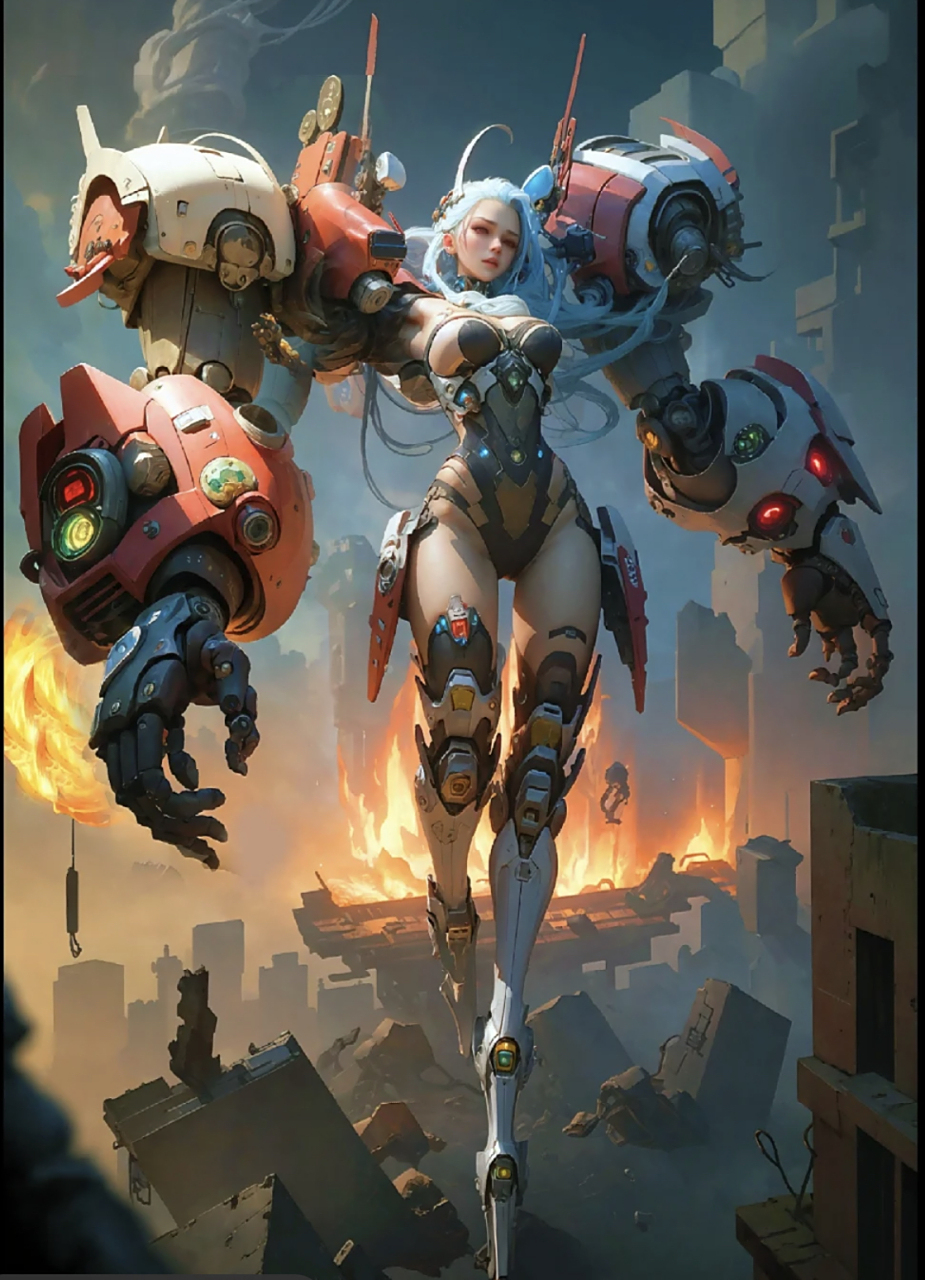 巨臂女机甲[期待]#动漫