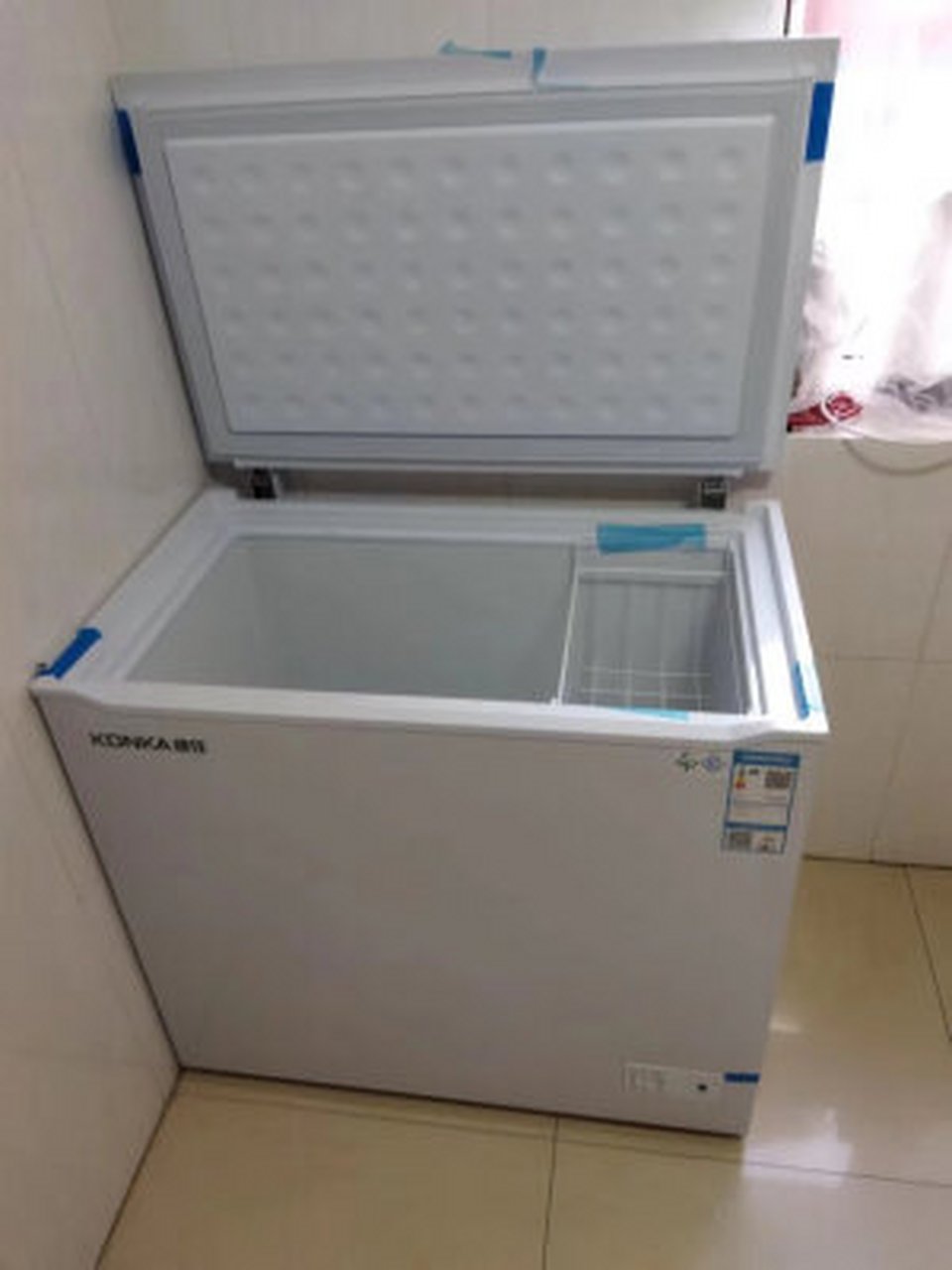 康佳(konka)219升家用商用冷藏冷冻转换冰柜 单温母婴母乳低霜小冷柜