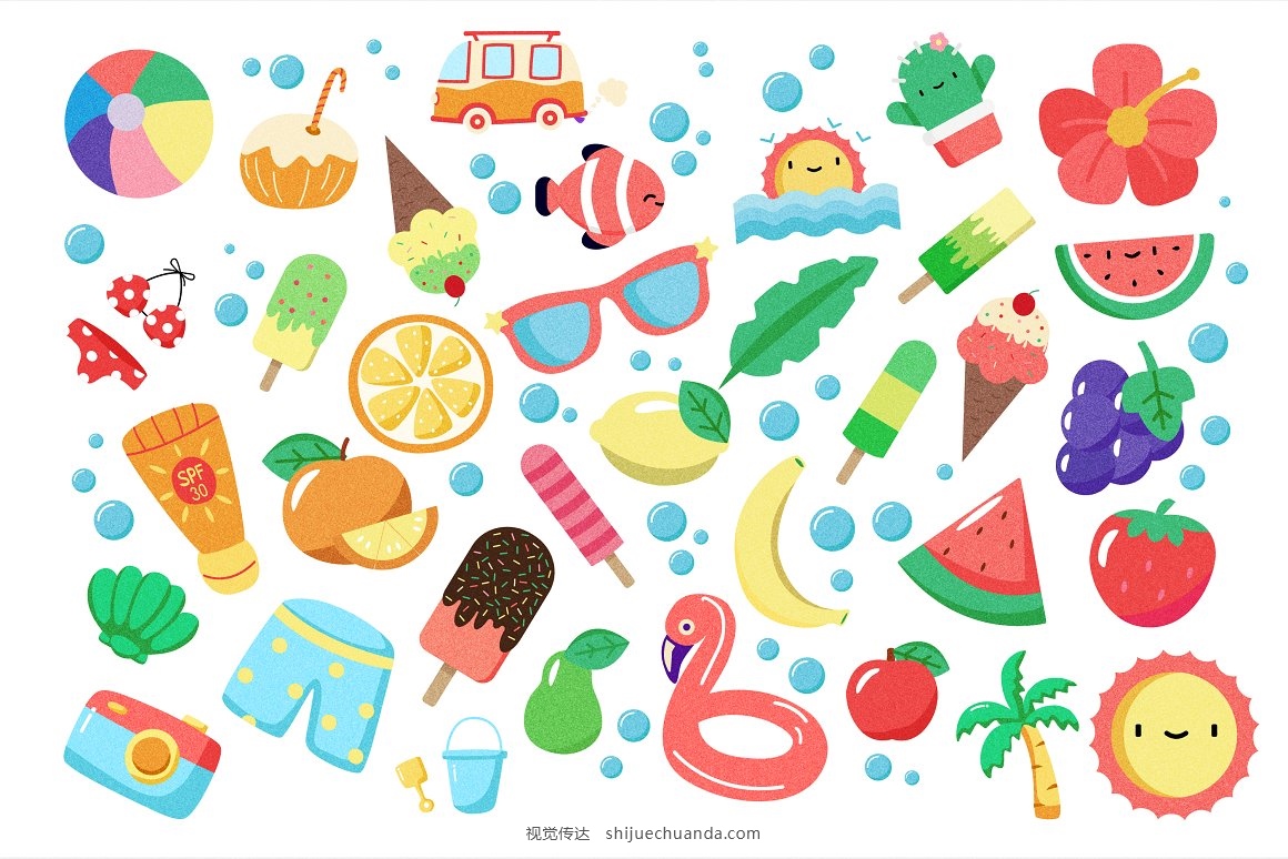 Colorful Summer Clipart-6.jpg