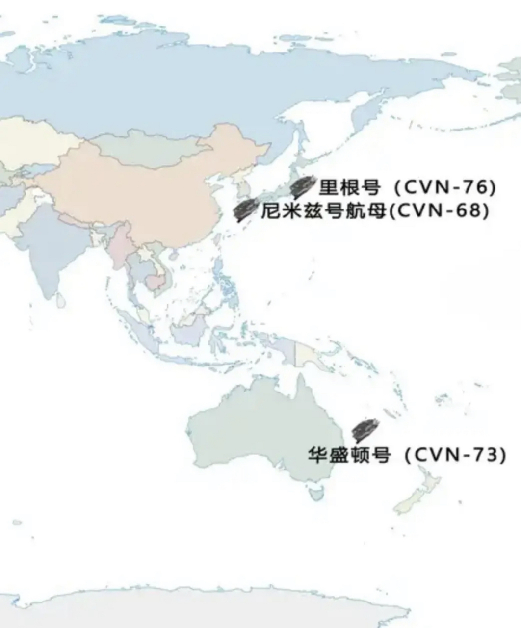 美国航母基地分布图图片