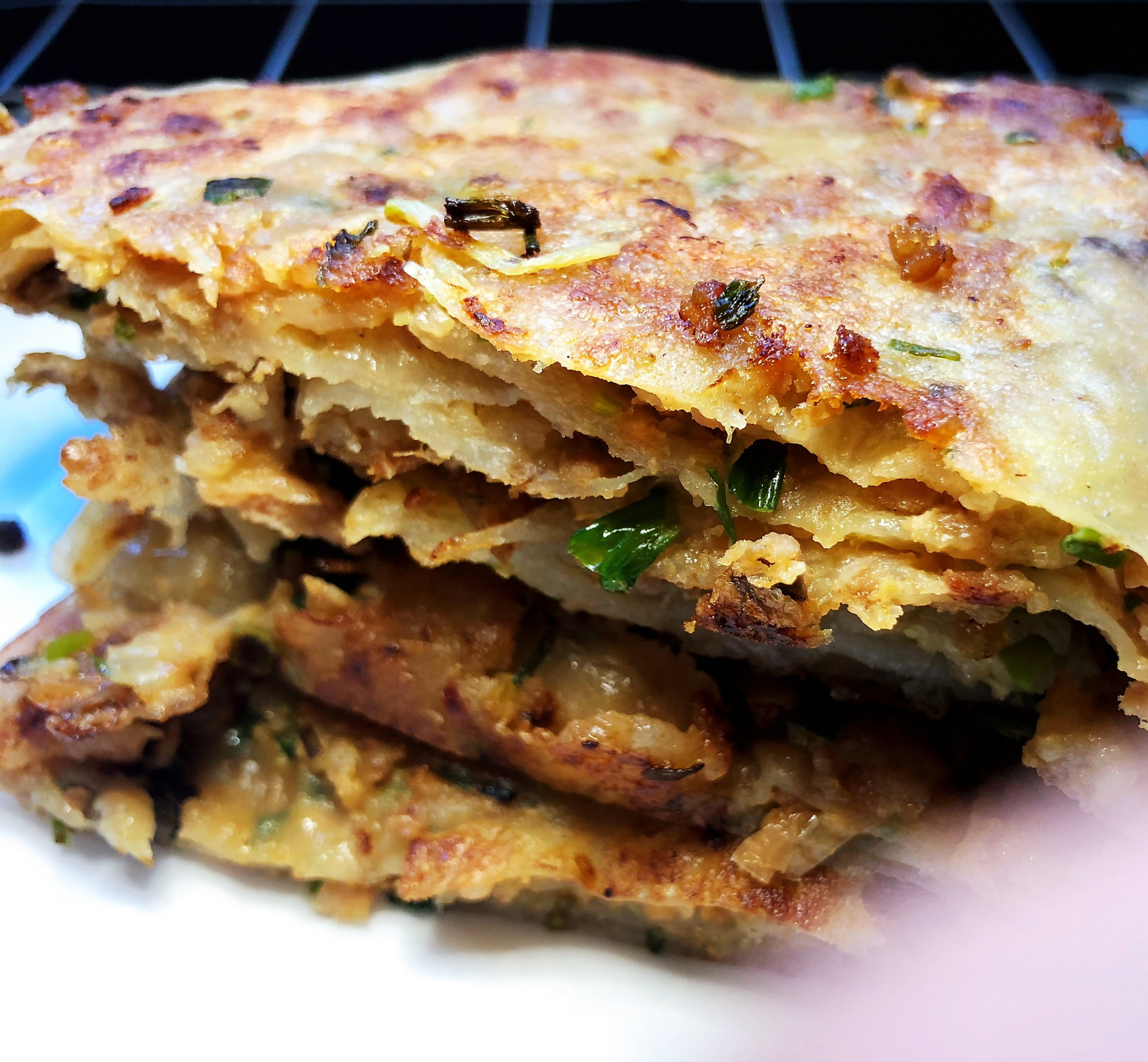 酥脆柔软并存的千层肉饼,饼酥肉嫩就是这个味道