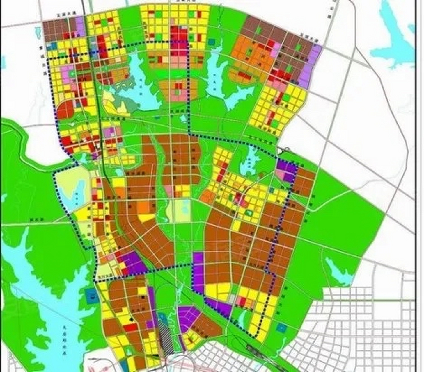 你看看,下面这张图的规划是多么的美好,而且,合肥的领导在发展北城