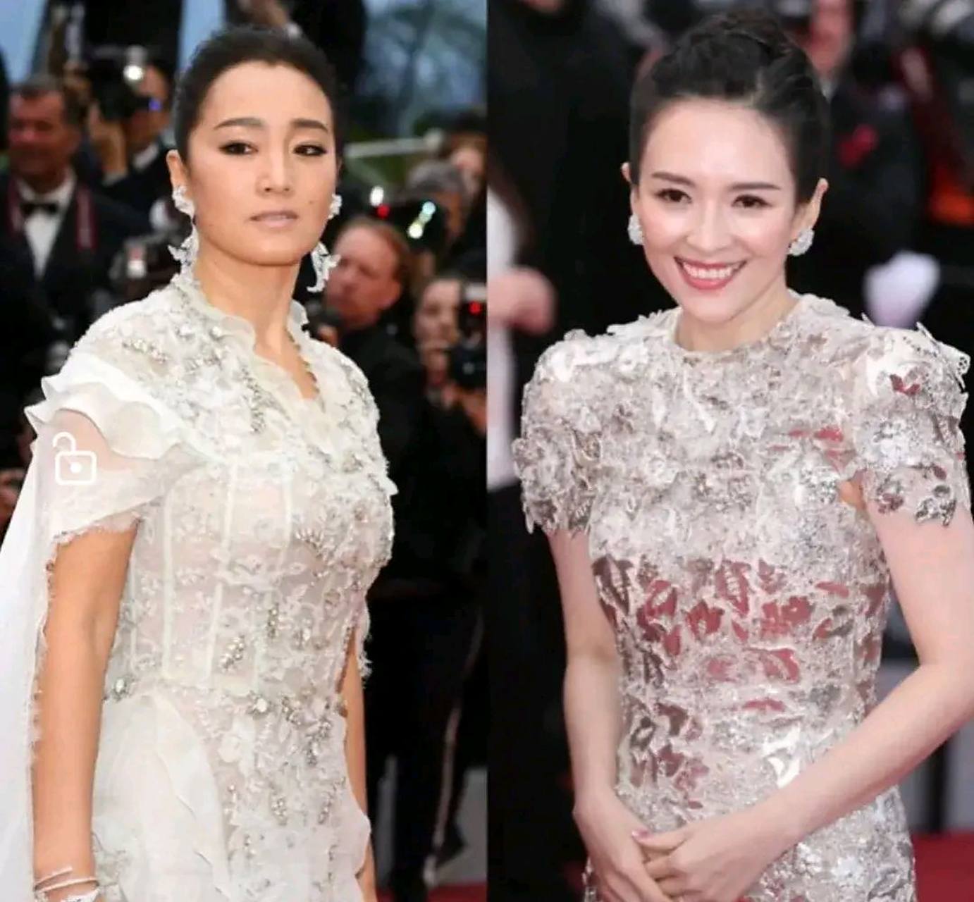 撞衫不可怕,谁丑谁尴尬95当巩俐和章子怡身着同造型出席活动,谁的