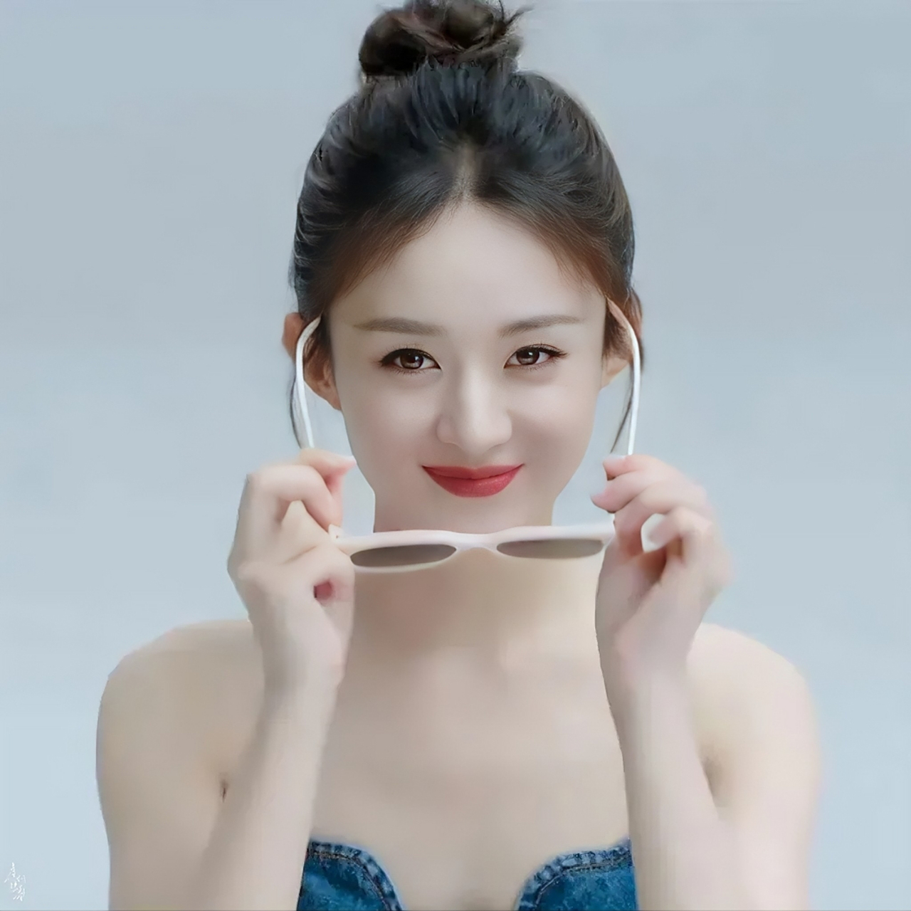 赵丽颖丸子头造型#娱乐大赏#一眼沦陷#明星的那些神图