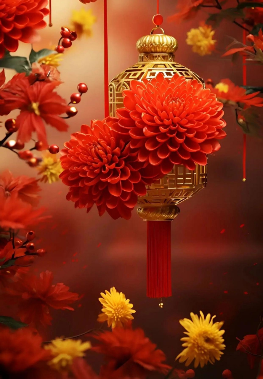 视觉美图:中国红,适合做壁纸的美图,既喜庆又吉祥