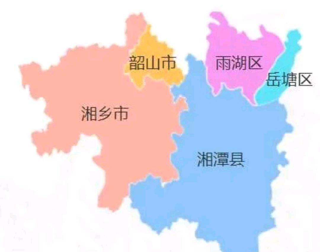 湘潭县所有乡镇地图图片